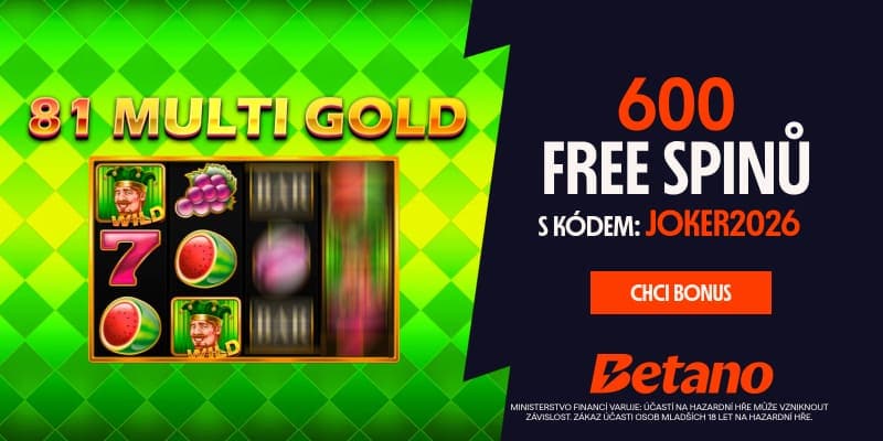 Vánoční bonus 600 free spinů za registraci s kódem BIGBONUSCZ.